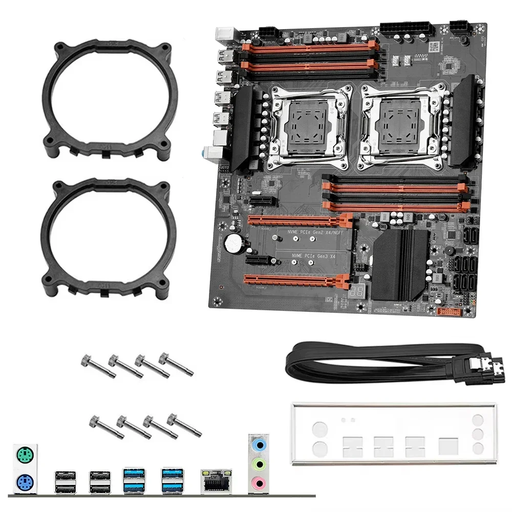 Dual Lga2011-3 Server Motherboard Combo - X99 ซีพียูคู่ SOYO ชุดเมนบอร์ดสำหรับเล่นเกมอินเทลซีพียู E5 2650