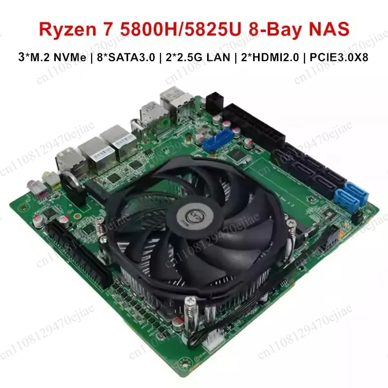 เมนบอร์ด Topton AMD Ryzen 7 58 - Mini Itx Dual 2.5G Nas Motherboard บทวิจารณ์และราคา