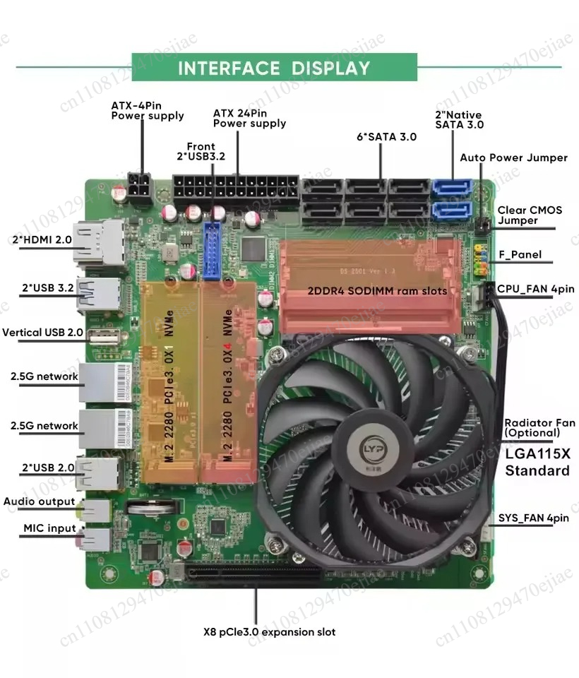 เมนบอร์ด Topton AMD Ryzen 7 58 - Mini Itx Dual 2.5G Nas Motherboard บทวิจารณ์และราคา