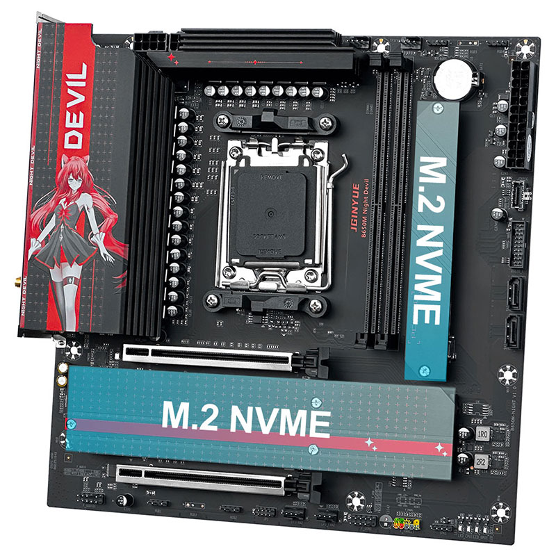 เมนบอร์ดเกมมิ่ง JGINYUE B650M  - X870E Atx Motherboard บทวิจารณ์และราคา