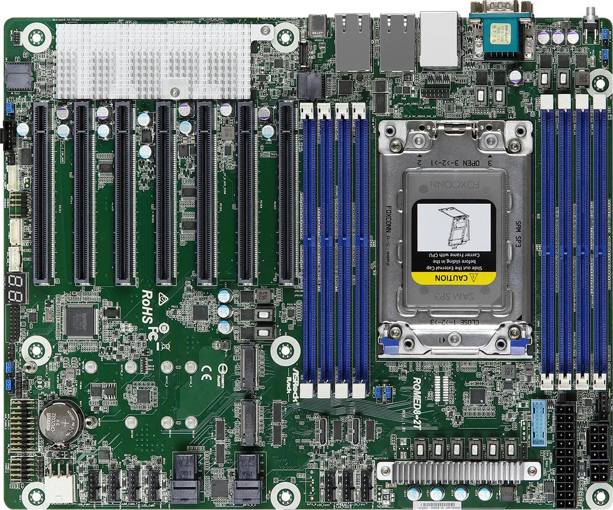 เหมาะสำหรับเมนบอร์ดเซิร์ฟเวอร์ - Dual Socket Sp3 Epyc Motherboard บทวิจารณ์และราคา