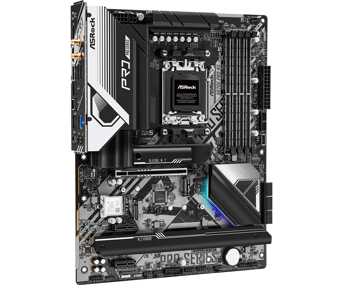เมนบอร์ด ASROCK X670E Pro RS ร - X870E Atx Motherboard บทวิจารณ์และราคา