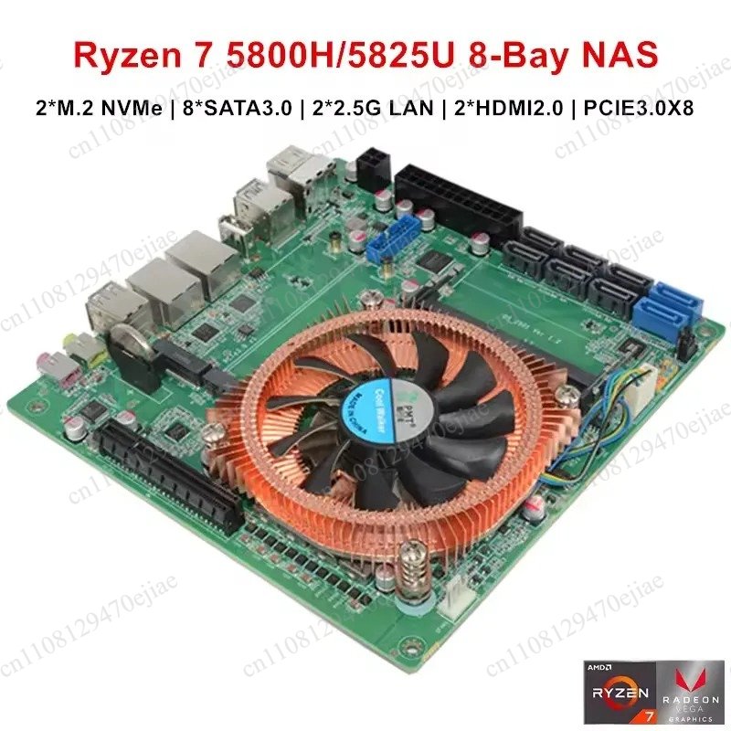 เมนบอร์ด Topton AMD Ryzen 7 58 - Mini Itx Dual 2.5G Nas Motherboard บทวิจารณ์และราคา