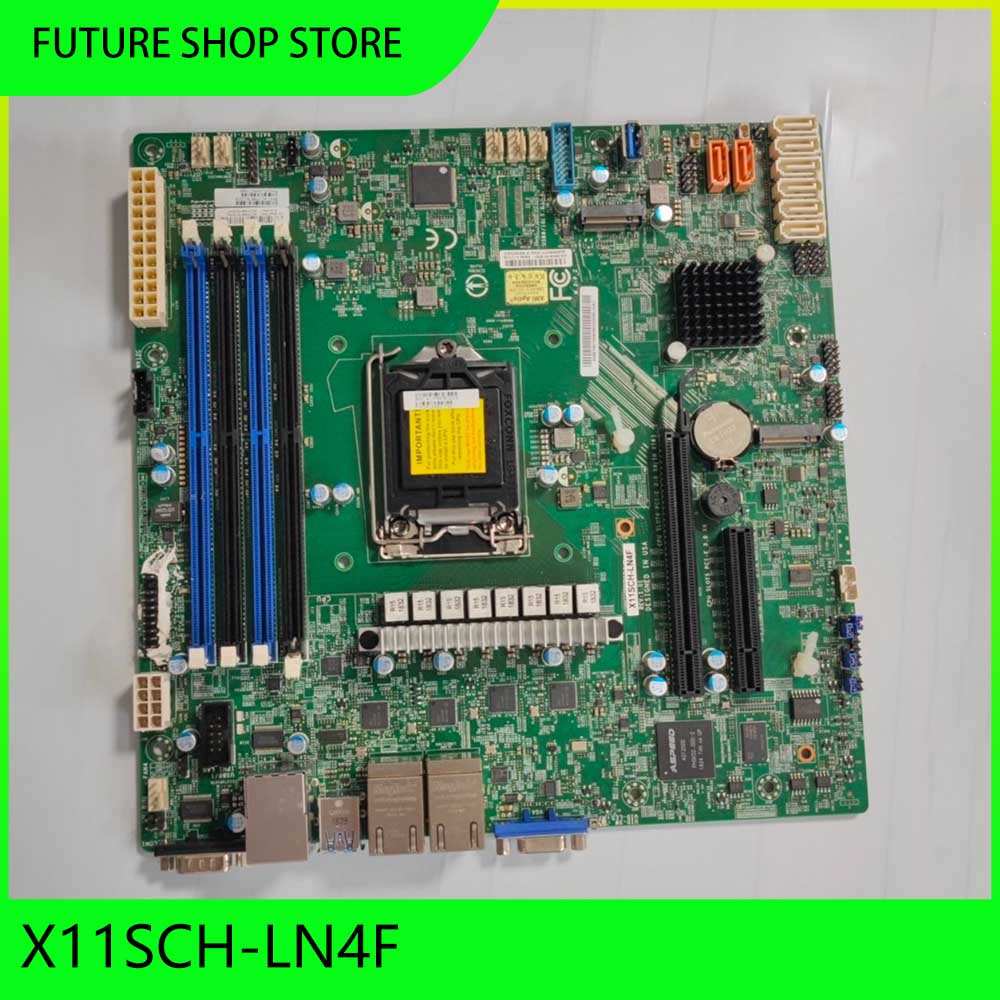 เมนบอร์ดเซิร์ฟเวอร์ NAS ชิป C2 - C246 Ecc Server Motherboard บทวิจารณ์และราคา
