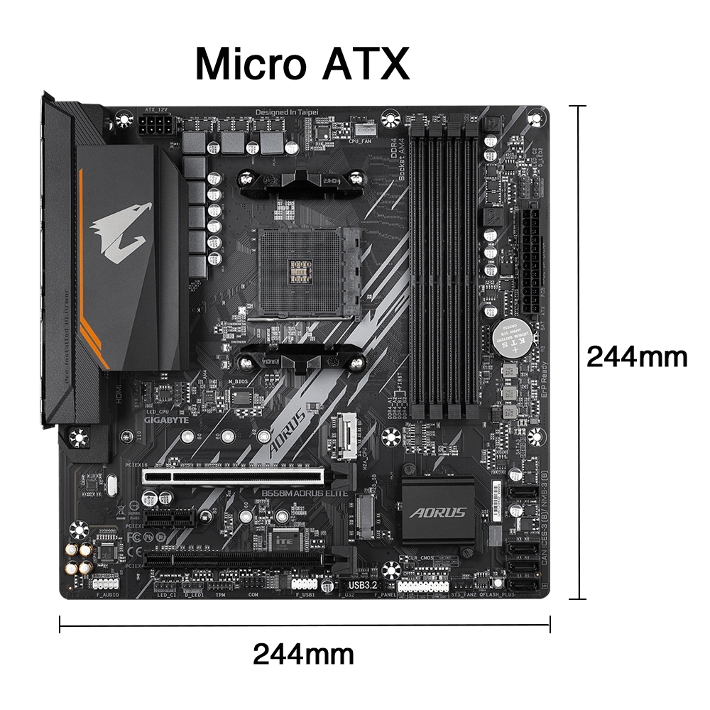 GIGABYTE ใหม่ B550M AORUS ELIT - X870E Atx Motherboard บทวิจารณ์และราคา