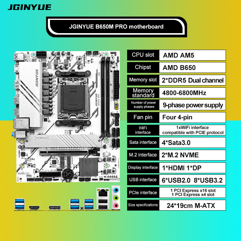 PRO B650M MATX AMD B650 DDR5 6 - X870E Atx Motherboard บทวิจารณ์และราคา